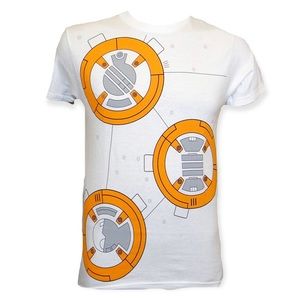 Star Wars BB-8 Droid Costume T-Shirt Cotton Short Sleeve Womens Size XL NEW